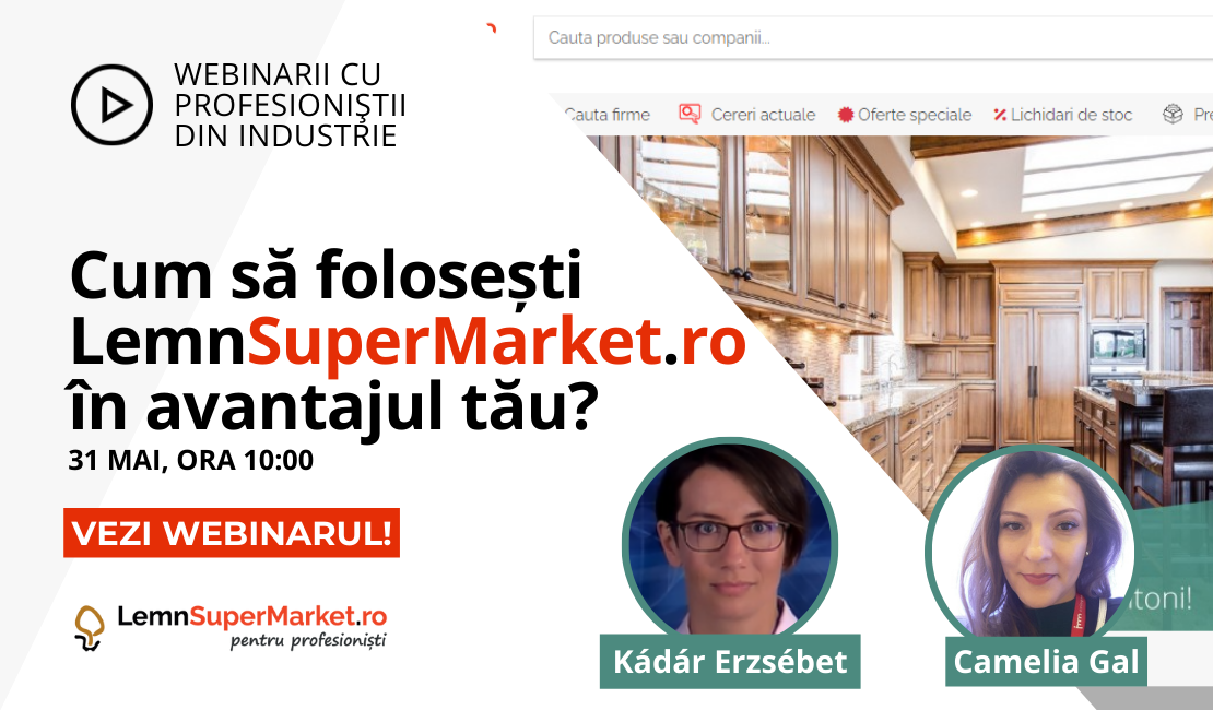 Webinar: Cum să folosești LemnSuperMarket.ro în avantajul tău